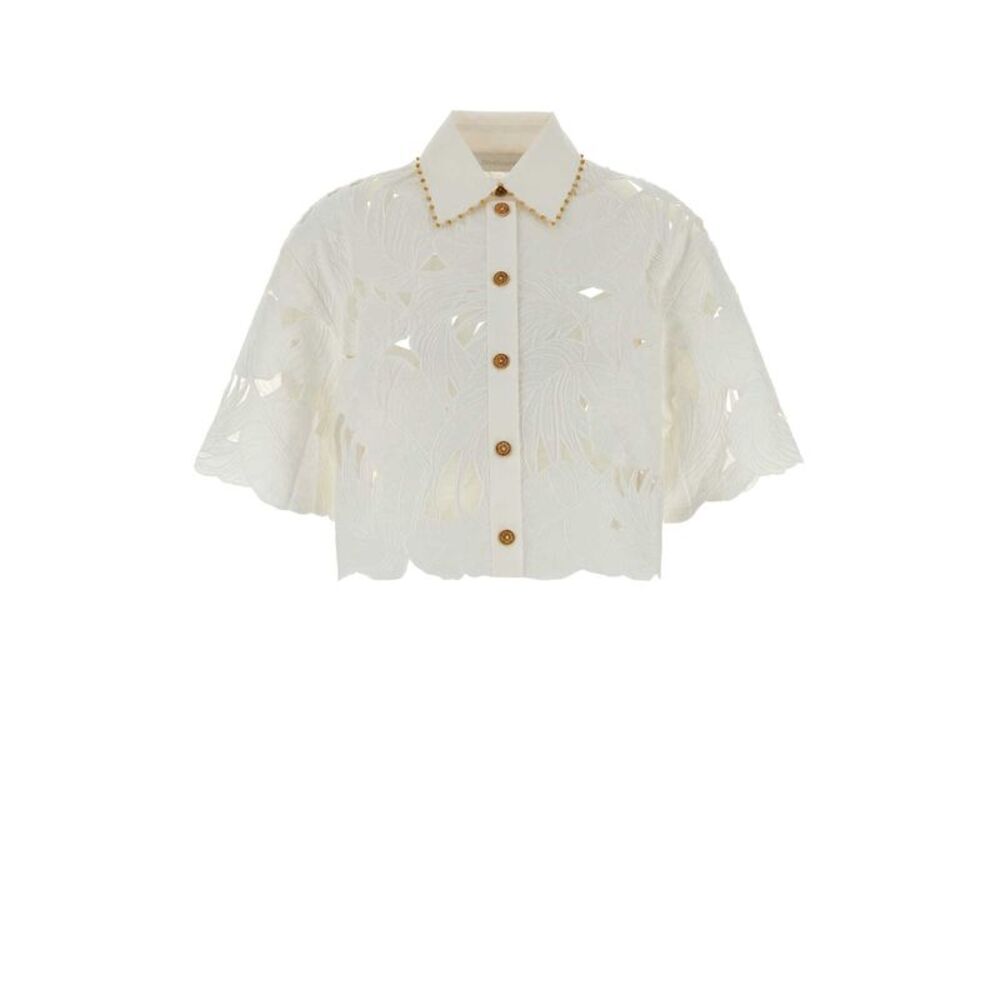 Zimmermann Women Embroidered Cotton Mahon Shirt